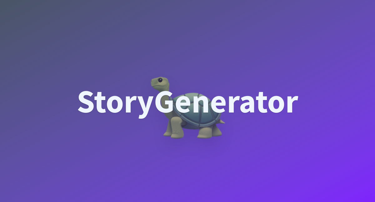 Storygenerator A Hugging Face Space By Bilalsardar