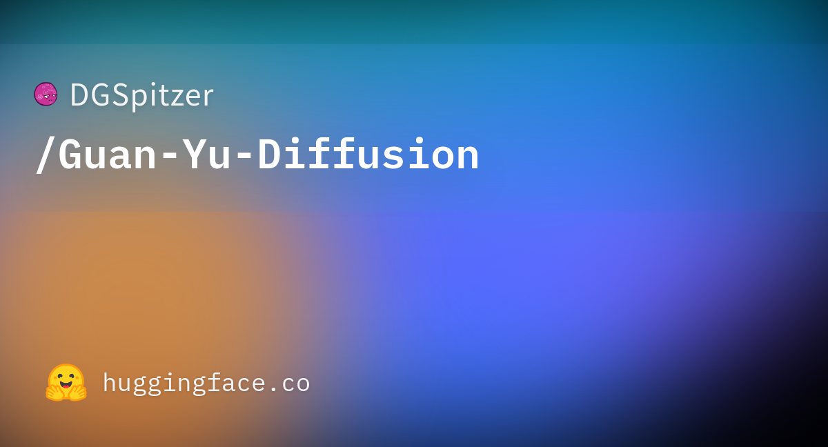 DGSpitzer/Guan-Yu-Diffusion at main