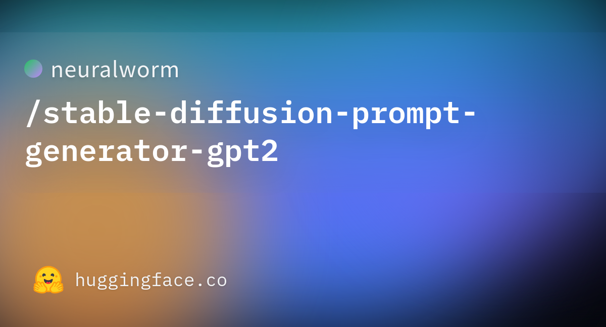 Bartman081523/stable-diffusion-prompt-generator-gpt2 At Main