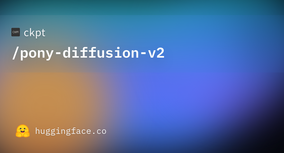 Ckpt/pony-diffusion-v2 · Hugging Face