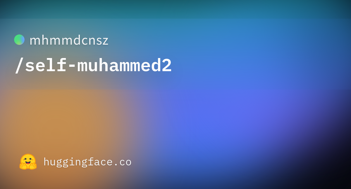 mhmmdcnsz-self-muhammed2-at-main