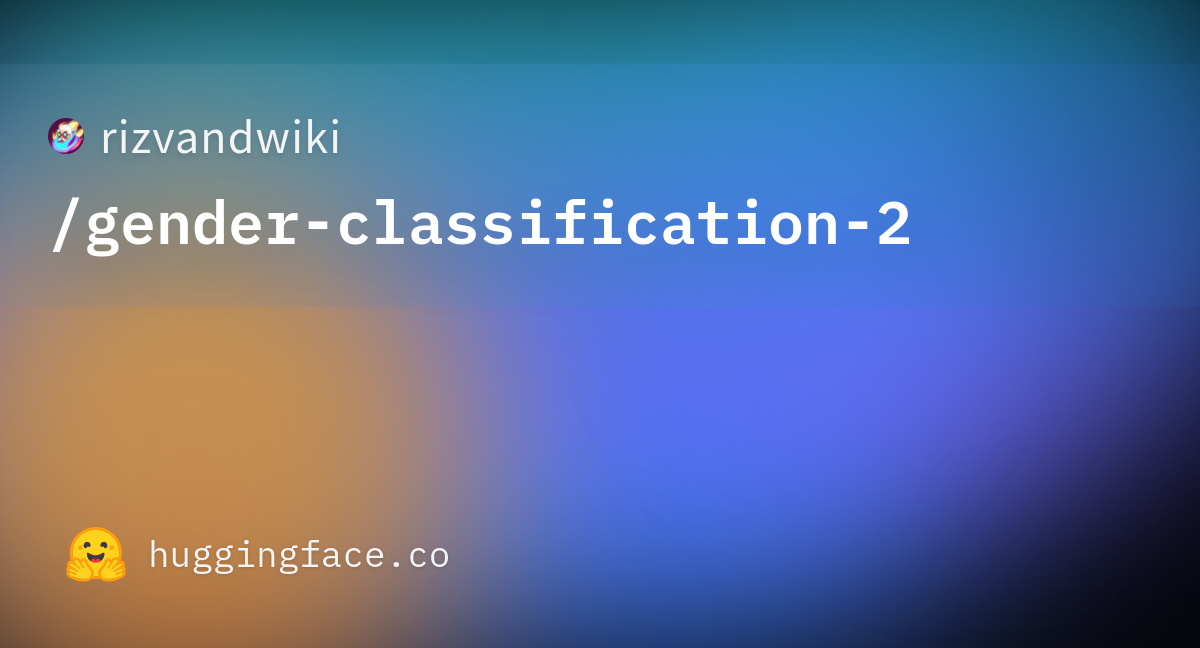 Rizvandwikigender Classification 2 · Training Metrics