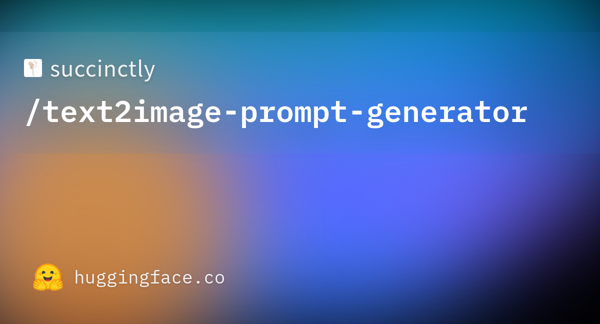 Merges Txt Succinctly Text2image Prompt Generator At Main