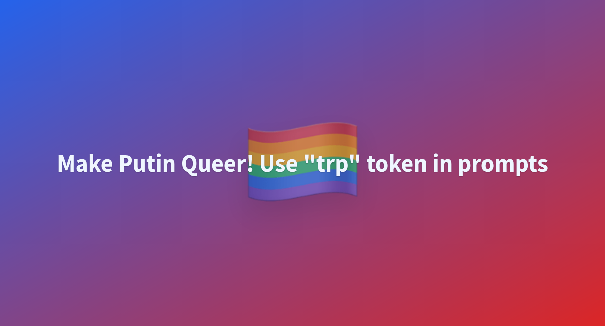 Alekseycalvinmake Putin Queer At Main 7388