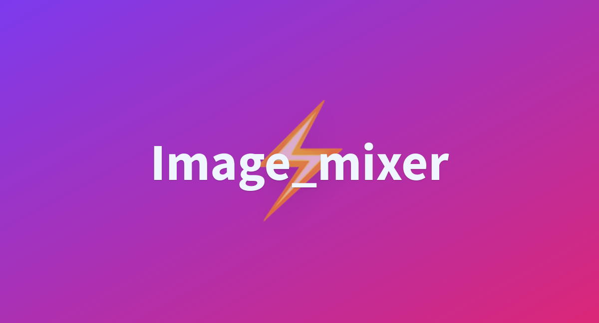 image mixer 3 version 4