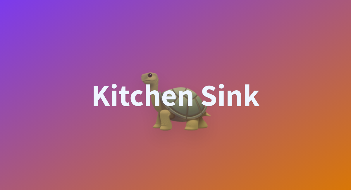 things that go with the kitchen sink acnl