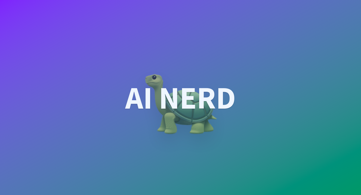 AI NERD a Hugging Face Space by jhorwath