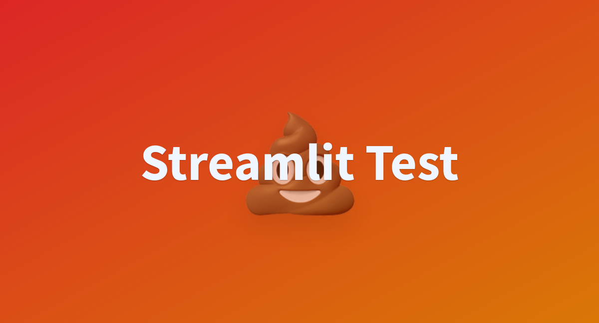 Streamlit Test A Hugging Face Space By Jyll