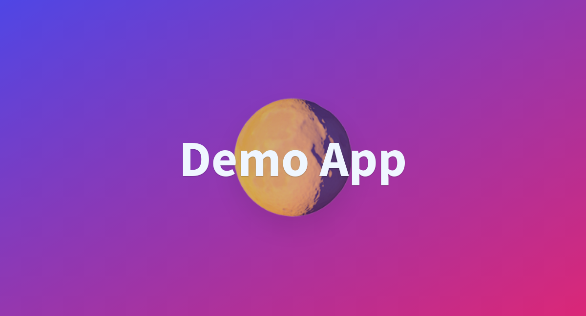 Demo App - a Hugging Face Space by niteshjain8769