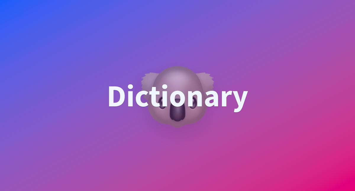 dictionary-a-hugging-face-space-by-snet