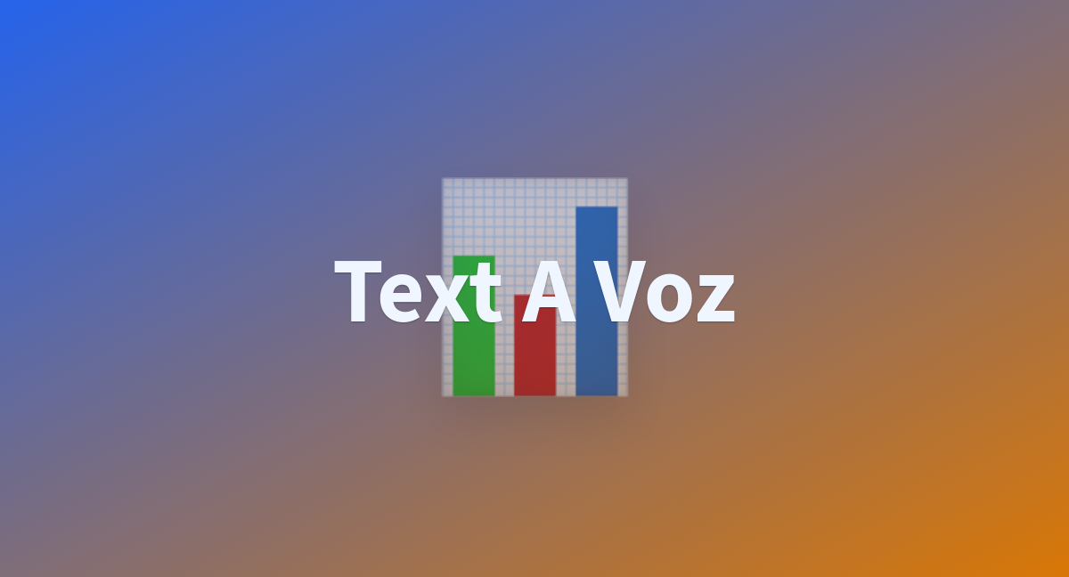 Text A Voz A Hugging Face Space By Tomaseo2022